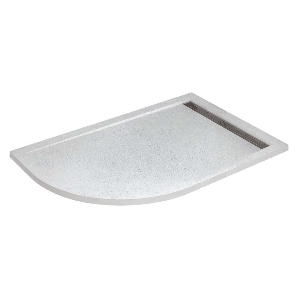 Поддон из искусственного мрамора Cezares 1200х900 мм, белый (TRAY-AS-RH-120/90-550-30-W-R)