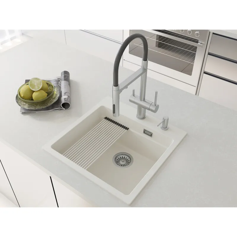 Кухонная мойка Grandex Aqua Comfort 500401, белый