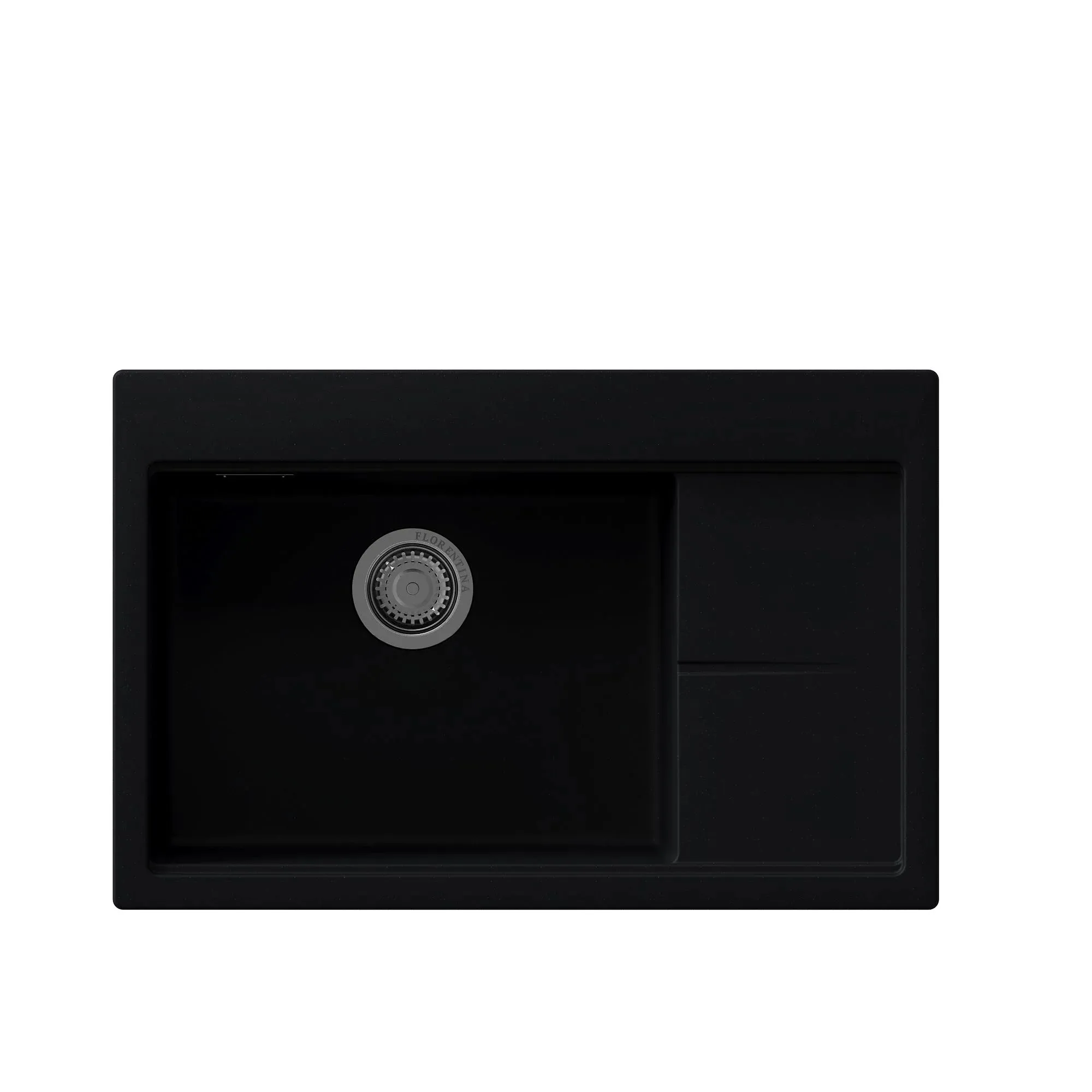 Кухонная мойка с разделочной доской Florentina РОССАНА 20.500.C0780.102, черный