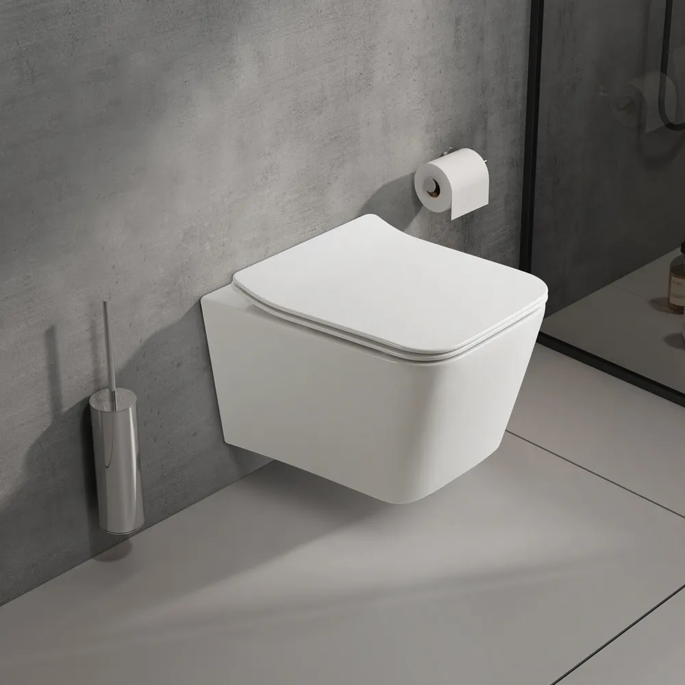 Унитаз подвесной WesnaArt KUBUS 205-KUB13, белый