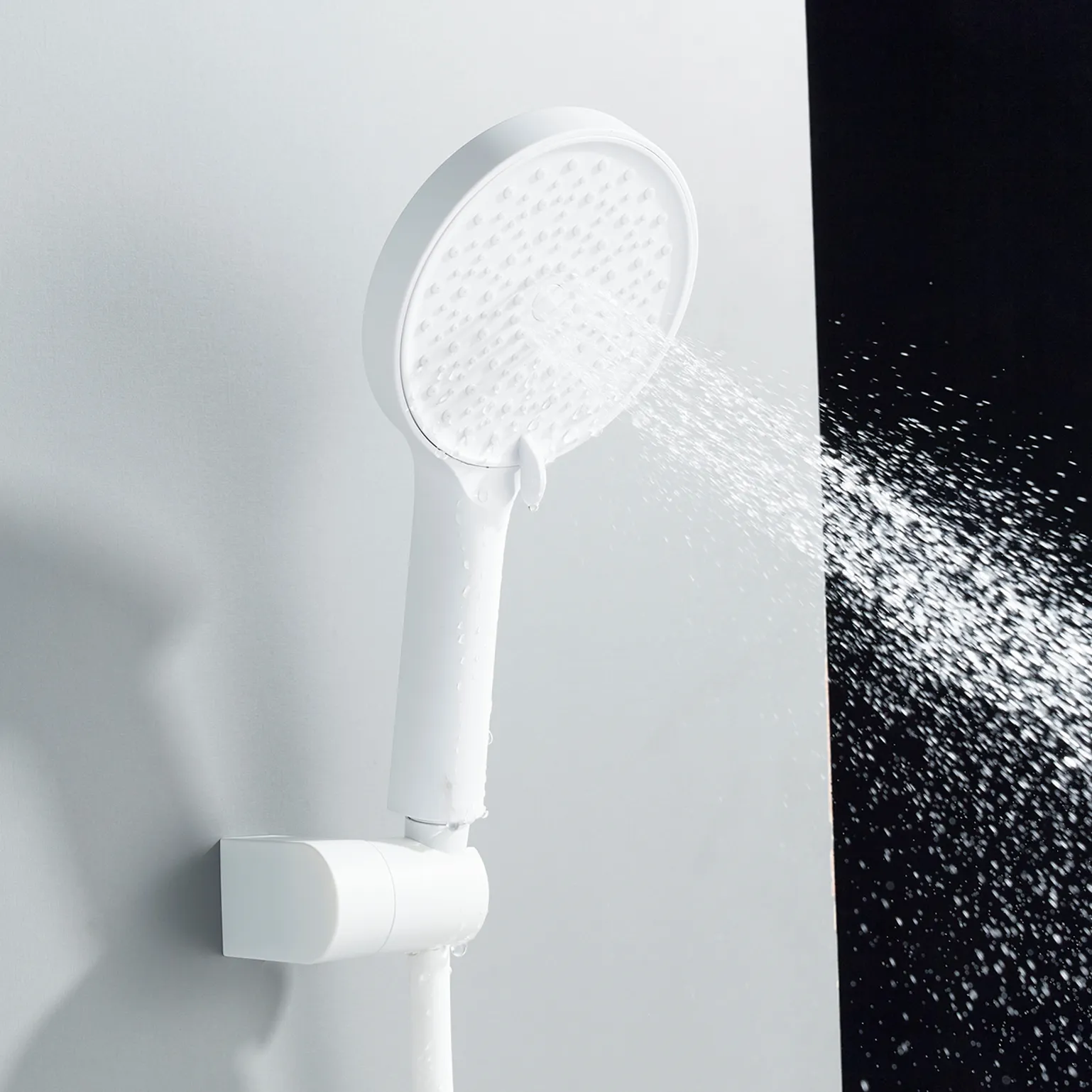 Смеситель для душа Shevanik S4716C, белый