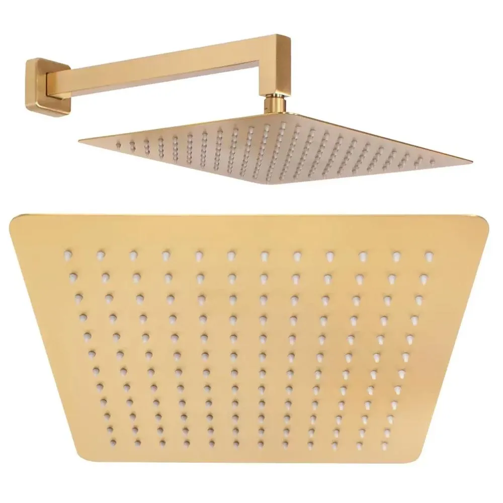 Душевая система встраиваемая Hansberge H6075MG, матовое золото