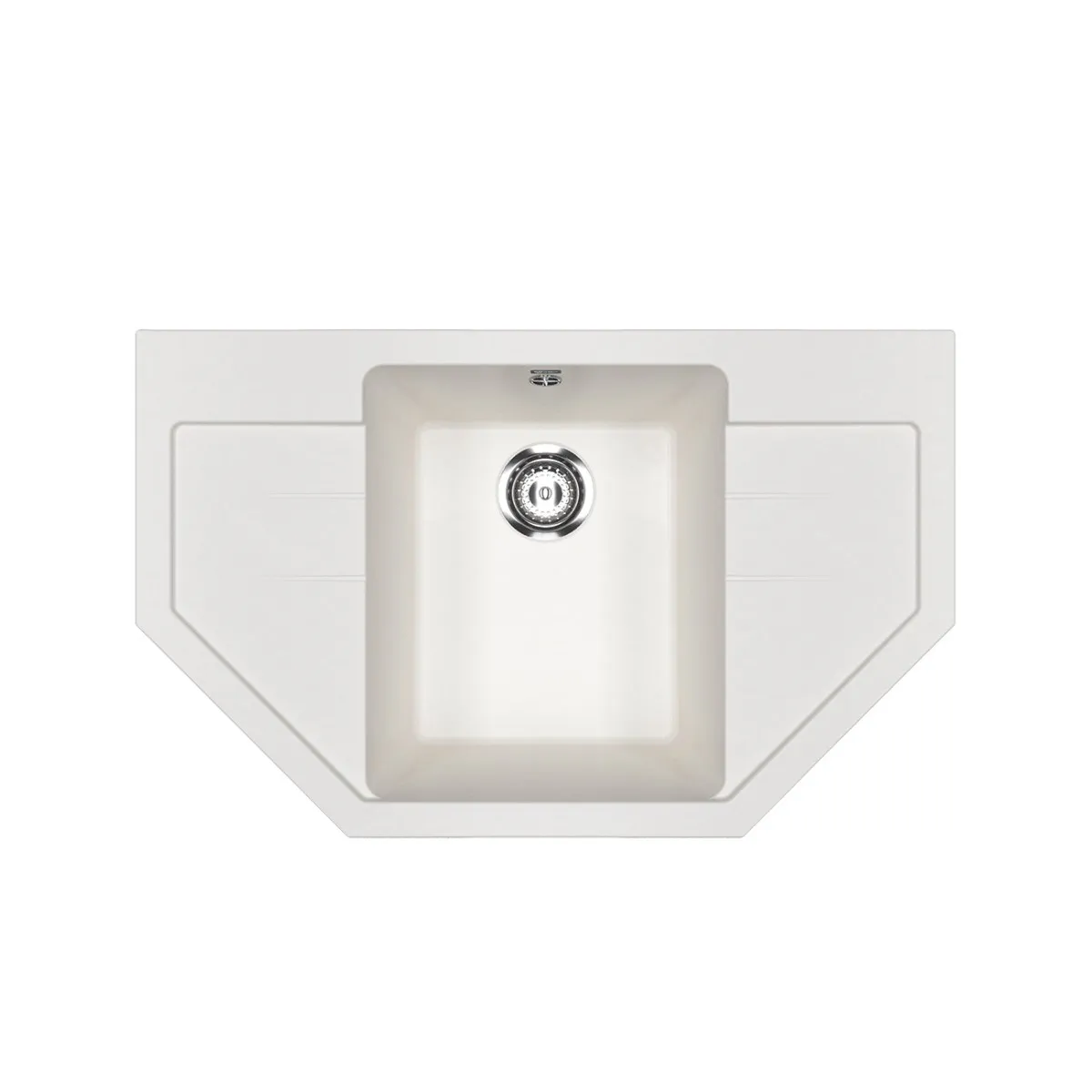 Кухонная мойка Ulgran U-609-341, ультра-белый