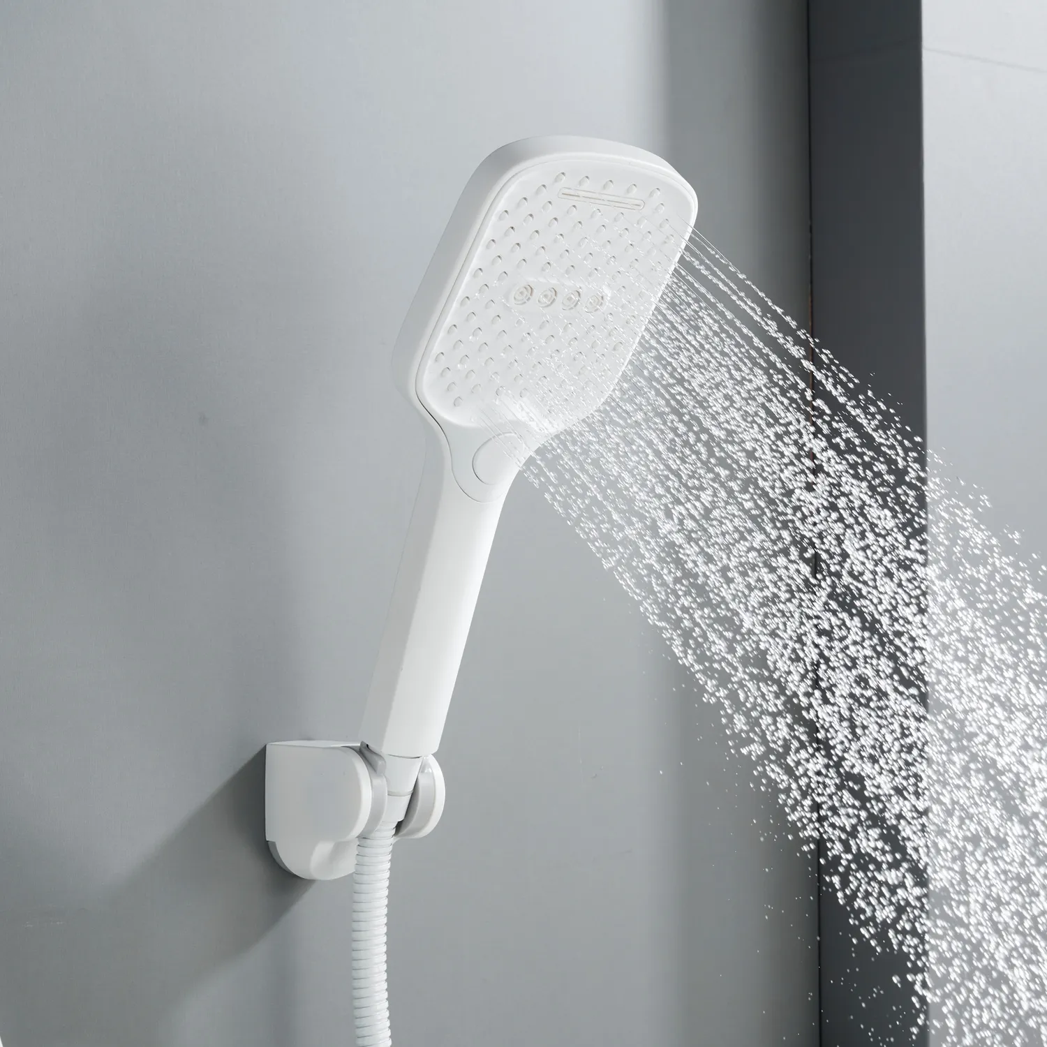 Смеситель для ванны Shevanik S4002C, белый