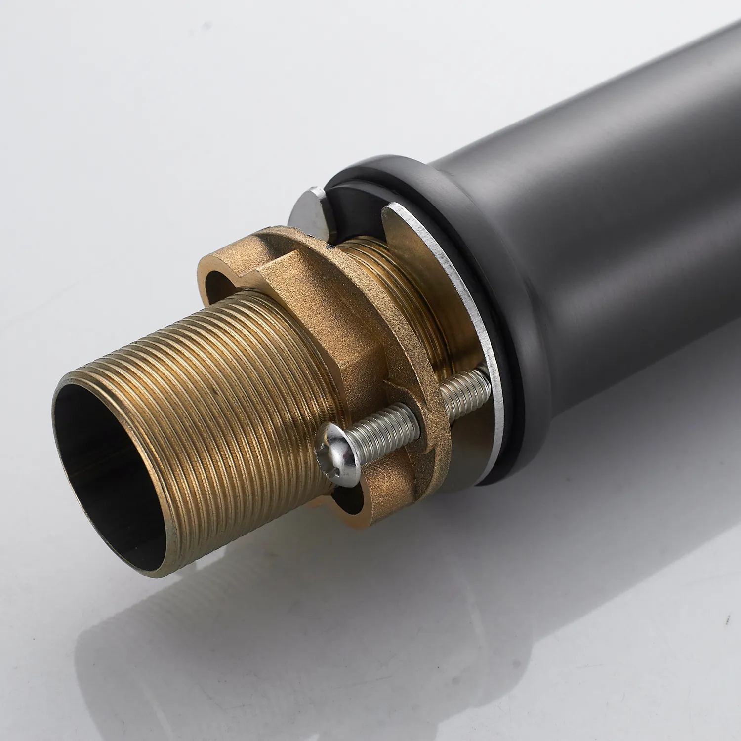 Смеситель для раковины высокий Shevanik S4311T, оружейная сталь