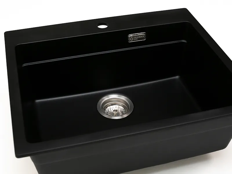 Кухонная мойка Grandex Aqua Comfort 500504, черный