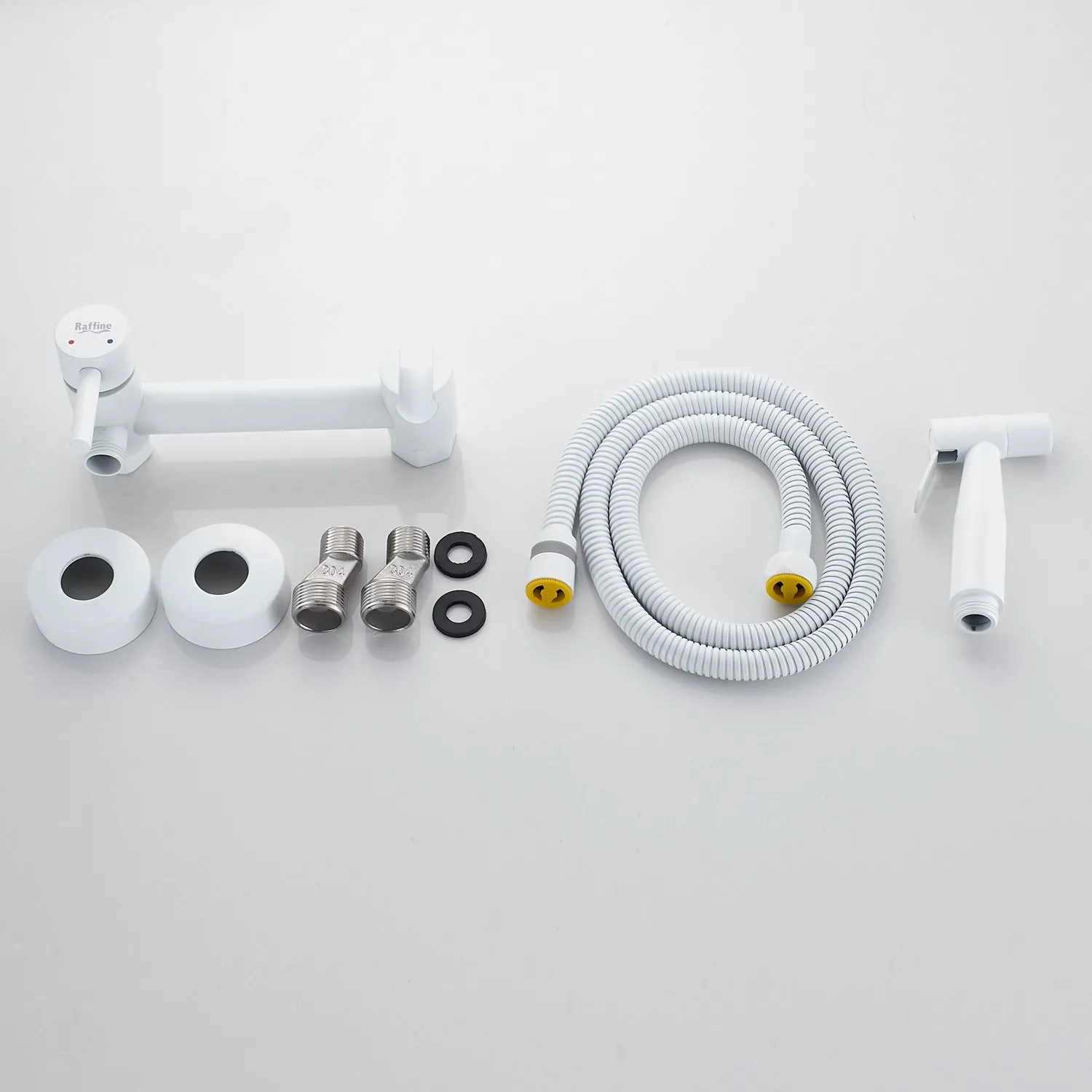 Гигиенический душ со смесителем Raffine F207C, белый