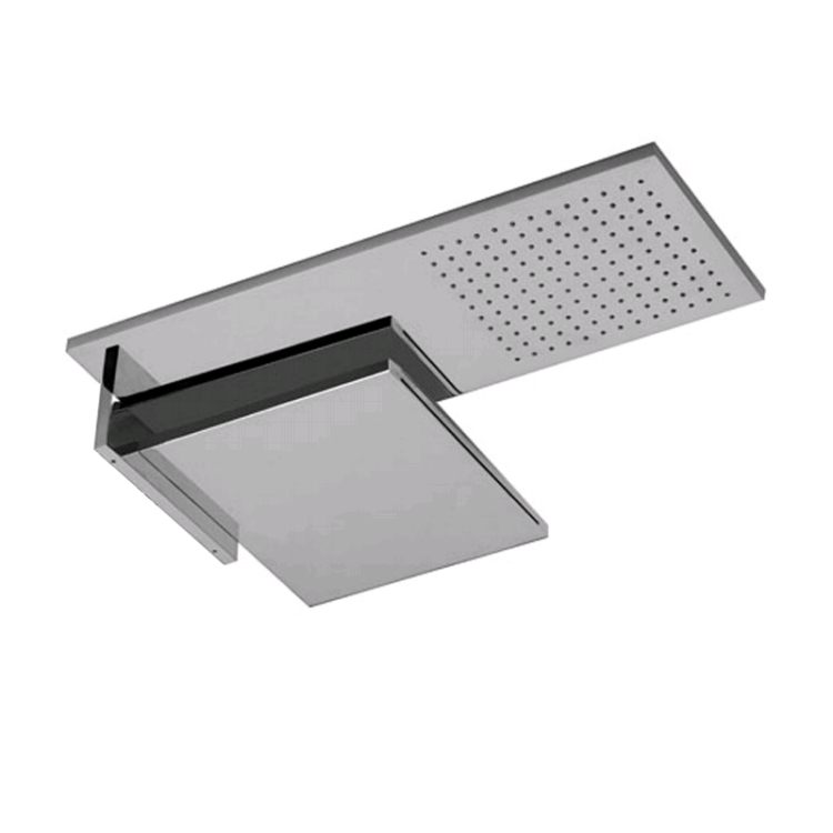 Верхний душ Fantini 350х490, двойной, Pure Brass PVD (86 Q7 8035B)