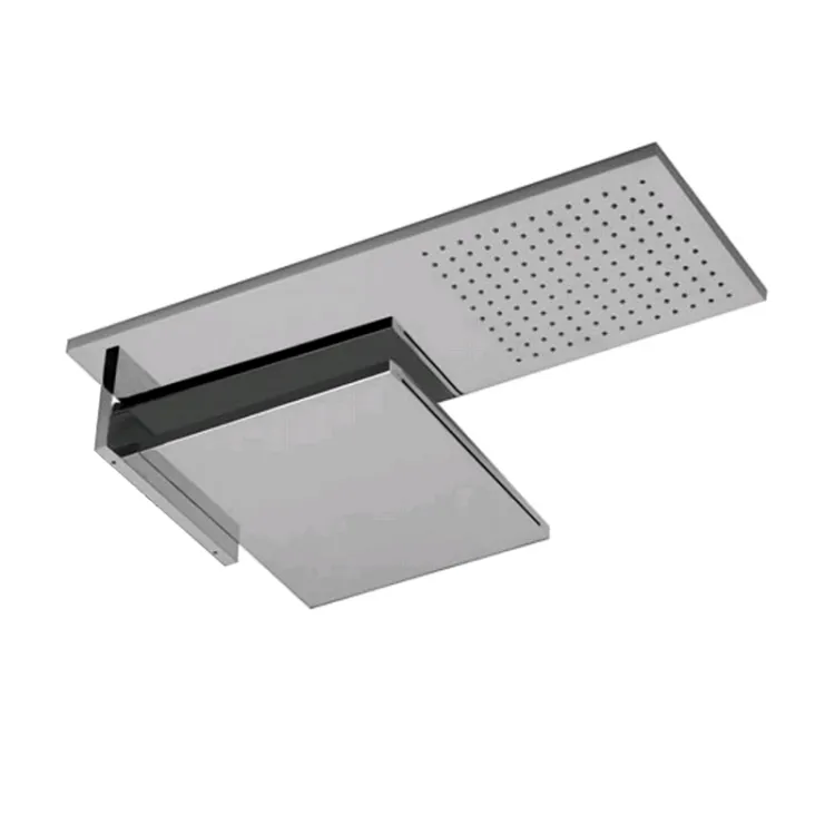 Верхний душ Fantini 350х490, двойной, Pure Brass PVD (86 Q7 8035B)