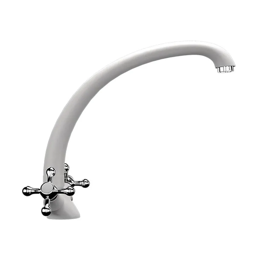 Смеситель для кухни Ulgran U-013-341, ультра-белый