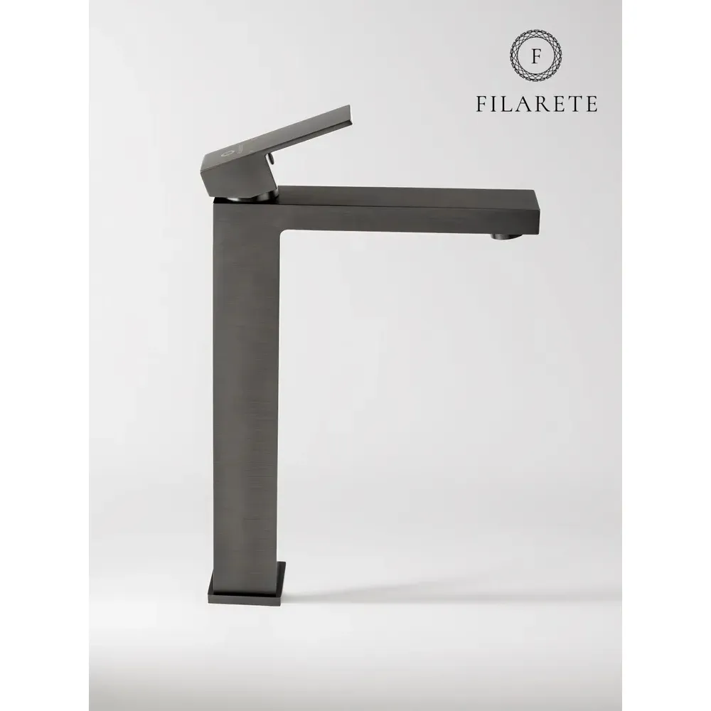 Смеситель для раковины высокий FILARETE Fing FL6040BG, графит