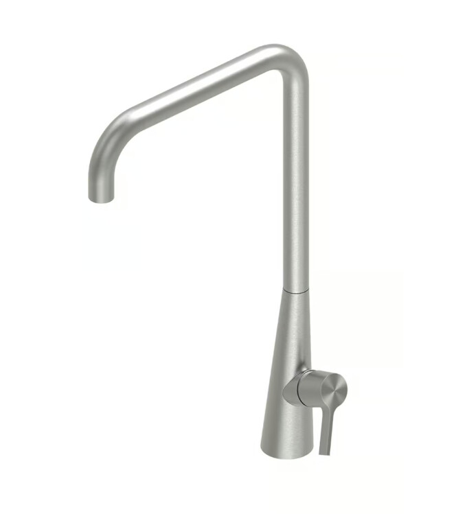 Смеситель для раковины Quadro design Volcano, сталь брашированная (36 03 AS)