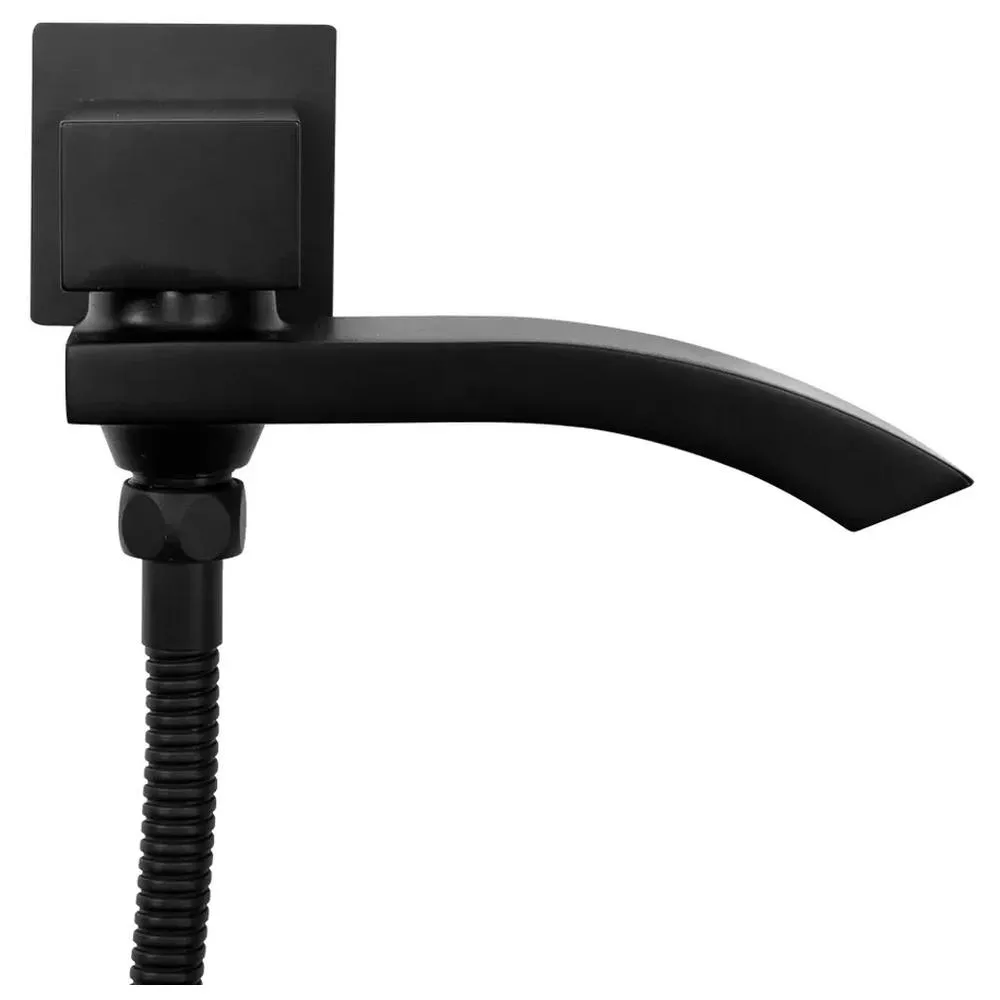 Душевая система встраиваемая Hansberge H6077BL, черный