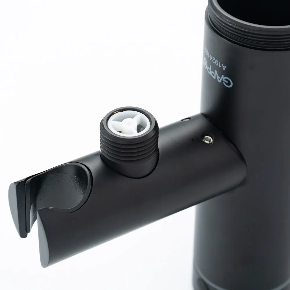 Смеситель для ванны напольный GAPPO G3006-6, черный