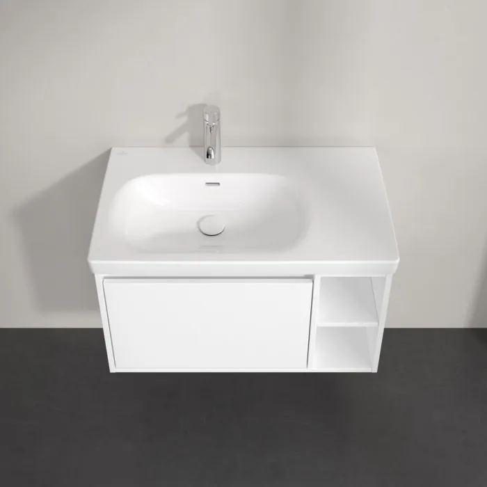 Тумба под раковину Villeroy & Boch Skyla, 1 выдвижной ящик 772х436x439, Brilliant White (C78800VE)