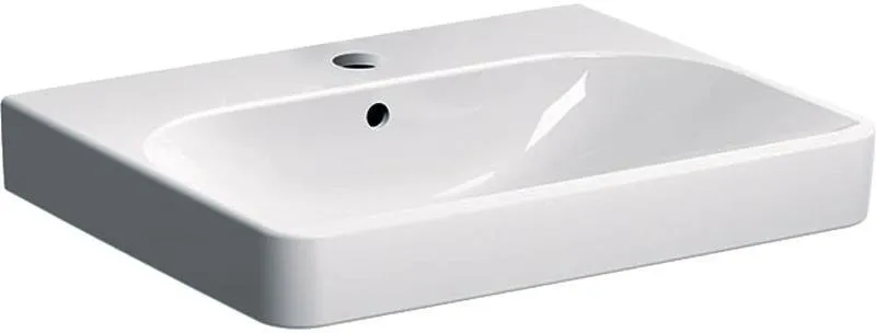 500.229.01.1 Smyle Square Раковина 60х48 см, с отв. под смеситель, с отв. перелива