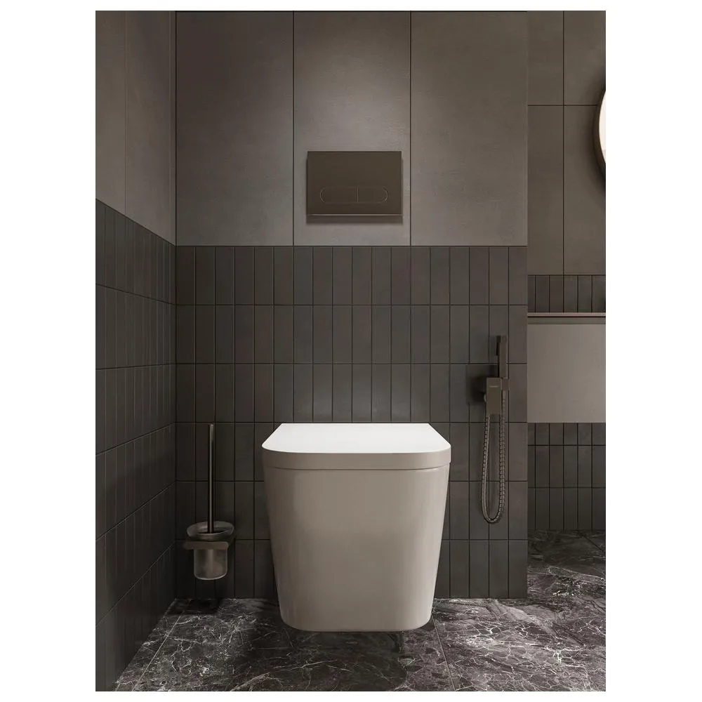 Гигиенический душ со смесителем встраиваемый Knotlor FHS02C1GM, вороненая сталь