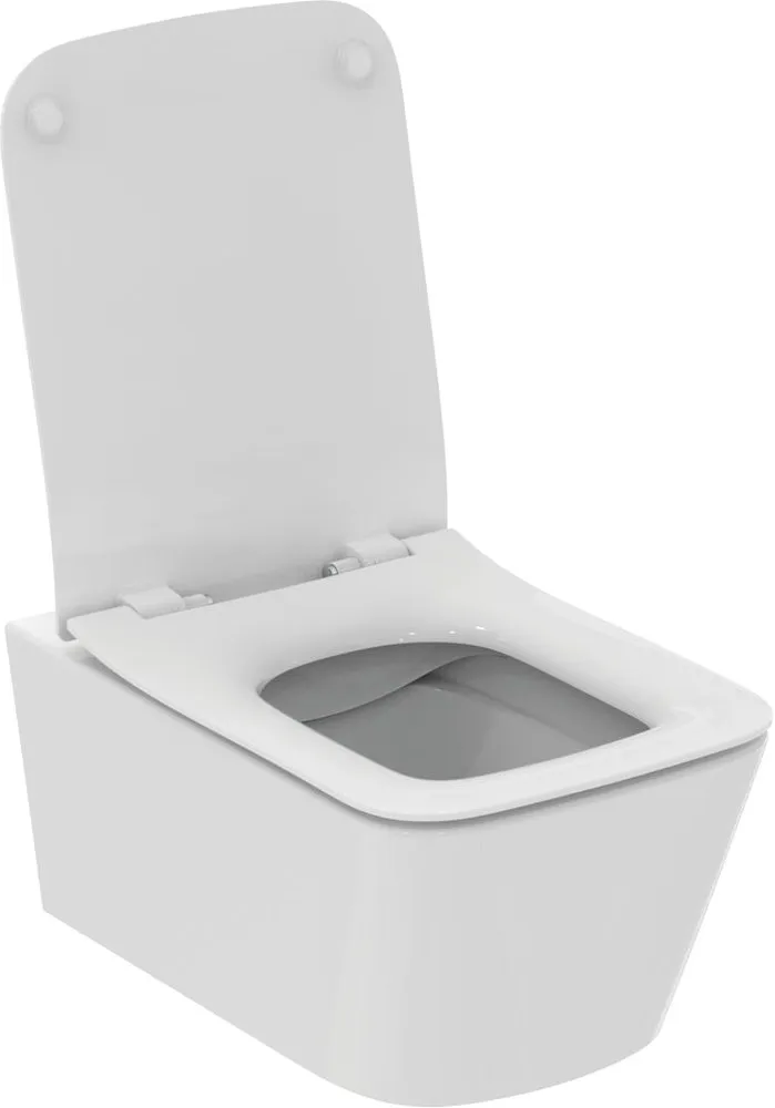 Сиденье с крышкой для унитаза Ideal Standard BLEND CUBE SANDWICH тонкое с микролифтом T521101
