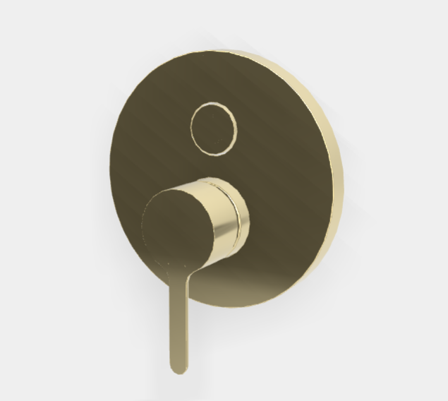 Смеситель для душа Fima Carlo Frattini Snap, на 2 потребителя, шампань (F3119E2HL)