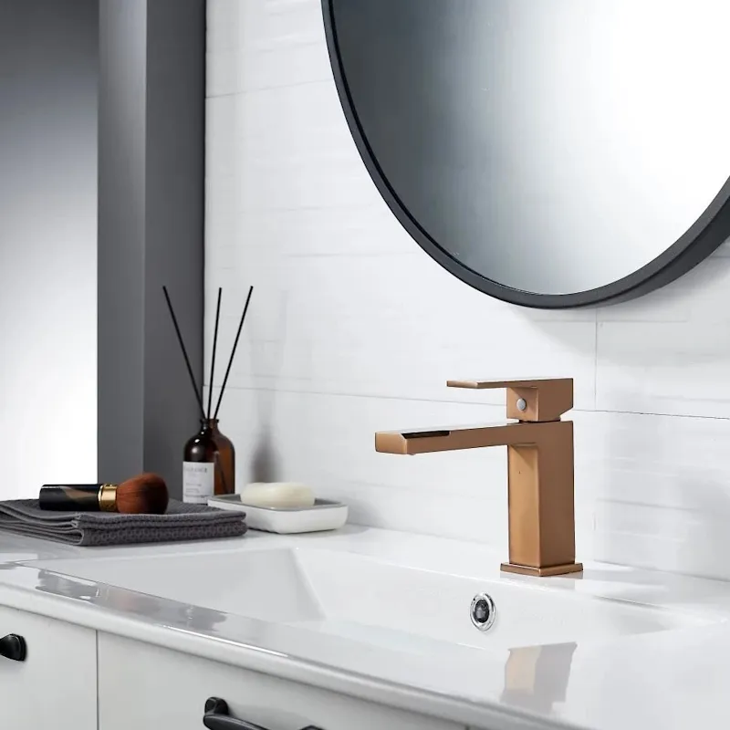 Cмеситель для раковины Knotlor KN-20/RB, бронза