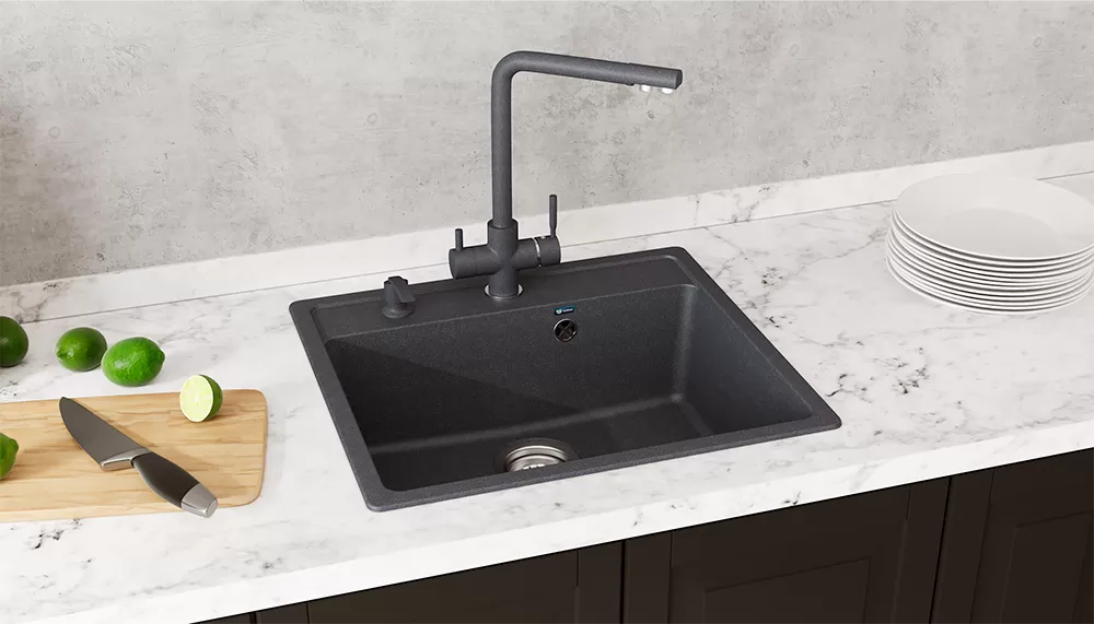 Мойка Ulgran Classic черный (U-104-308)