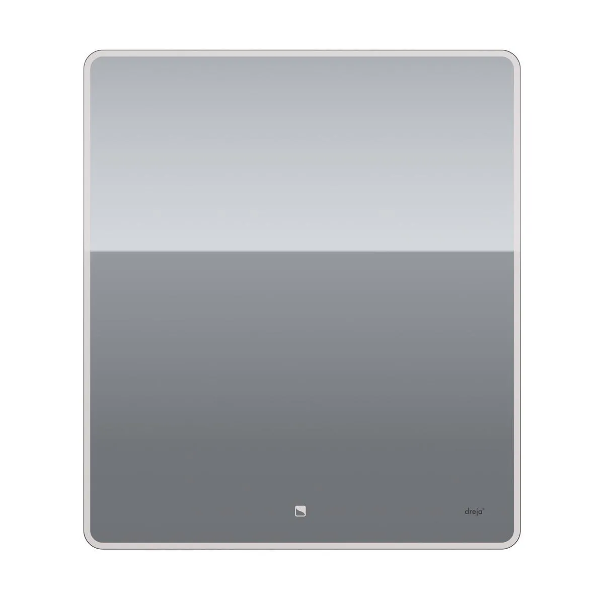 Зеркало Dreja Point 70x80 см, белый