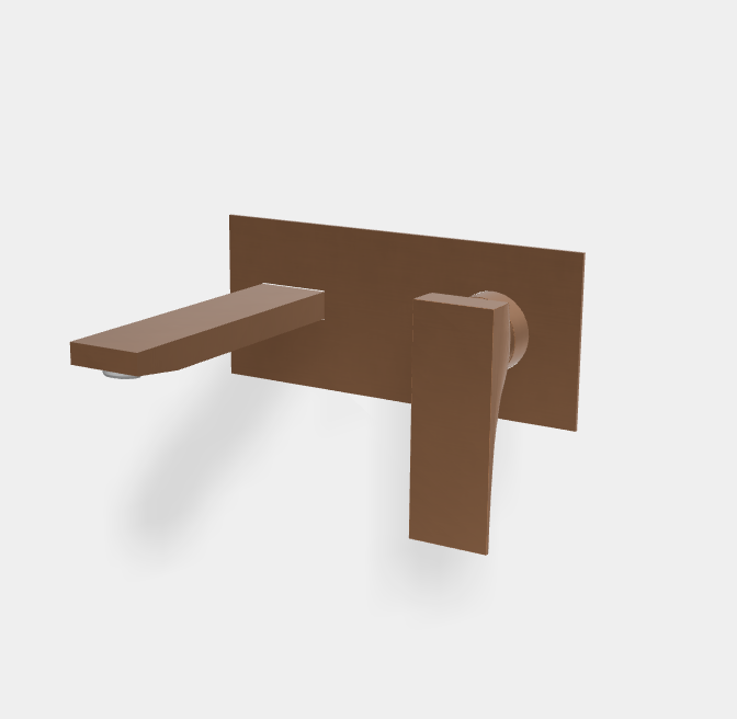 Смеситель для раковины Fima Carlo Frattini Zeta, бронза брашированная янтарная (F3971WX5ZS)