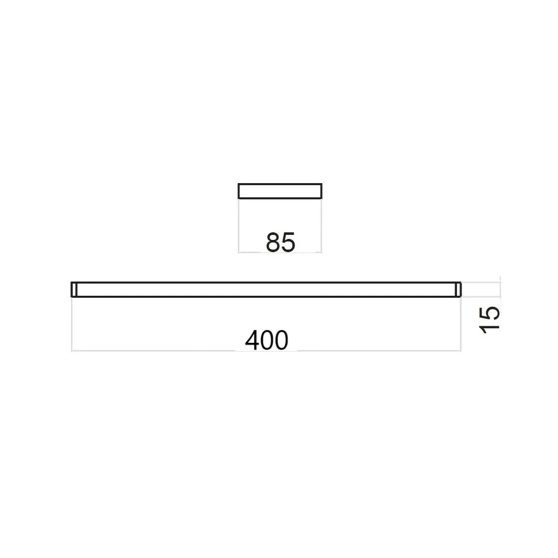 Полотенцедержатель 40 см Webert Pegaso PE500502015, хром