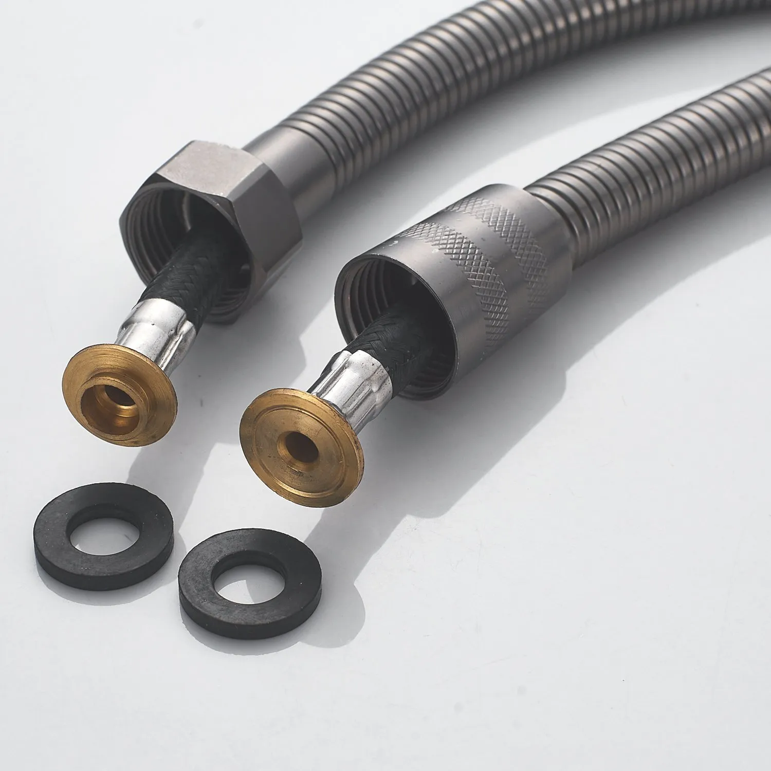 Гигиенический душ со смесителем Shevanik S4105T-1, оружейная сталь