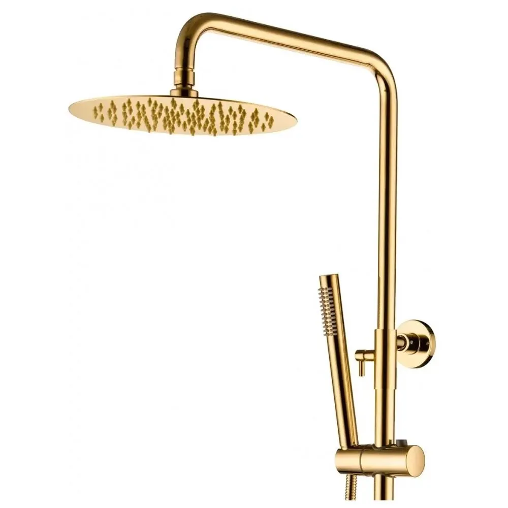 Душевая система с термостатом Grocenberg GB7005GO, золото