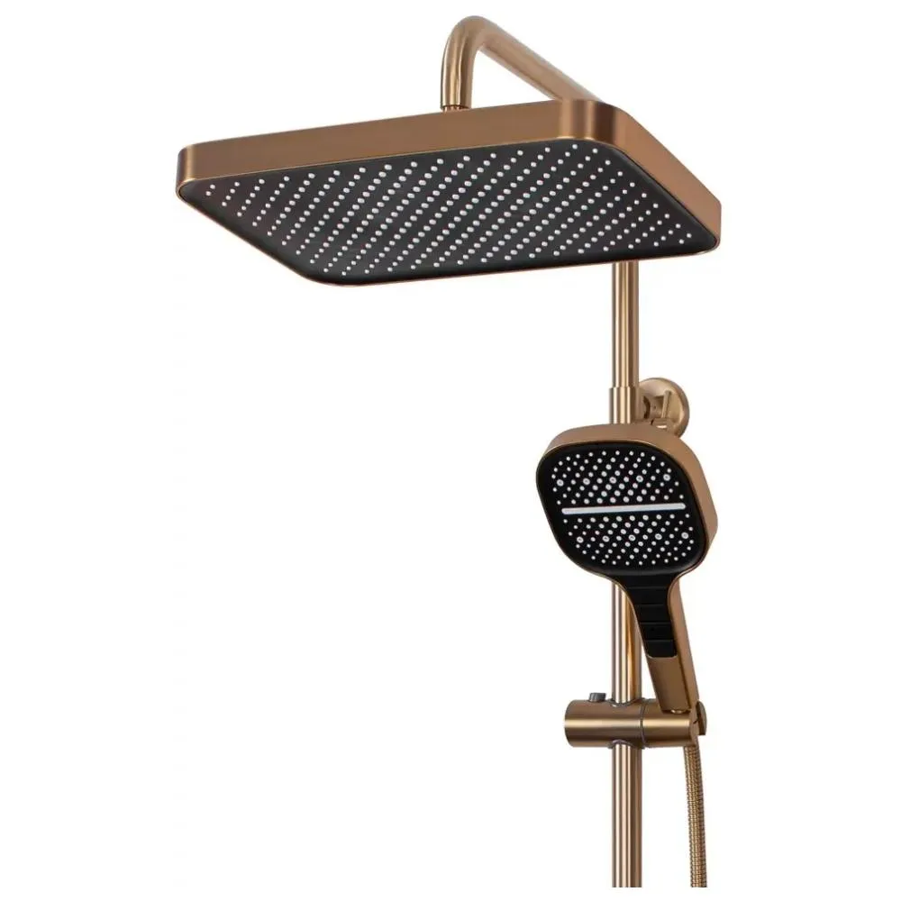 Душевая система Hansberge H5049MG, матовое золото