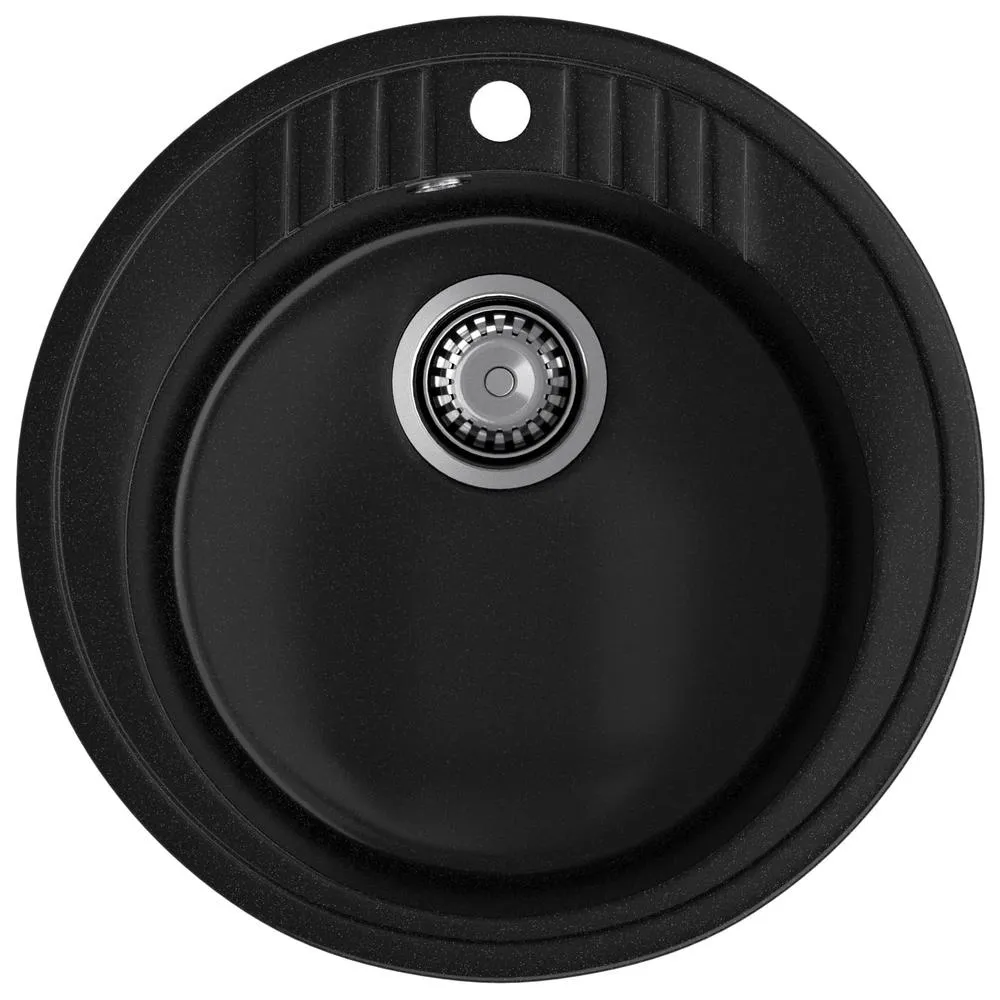 Кухонная мойка GranFest RONDO 520, черный