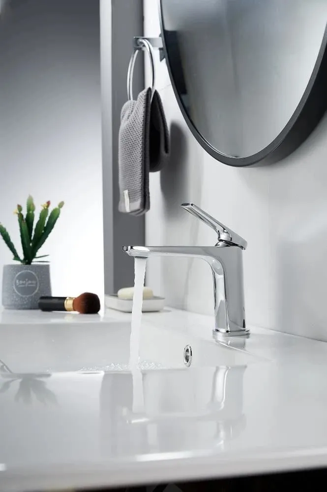 Cмеситель для раковины Knotlor KN-70, хром