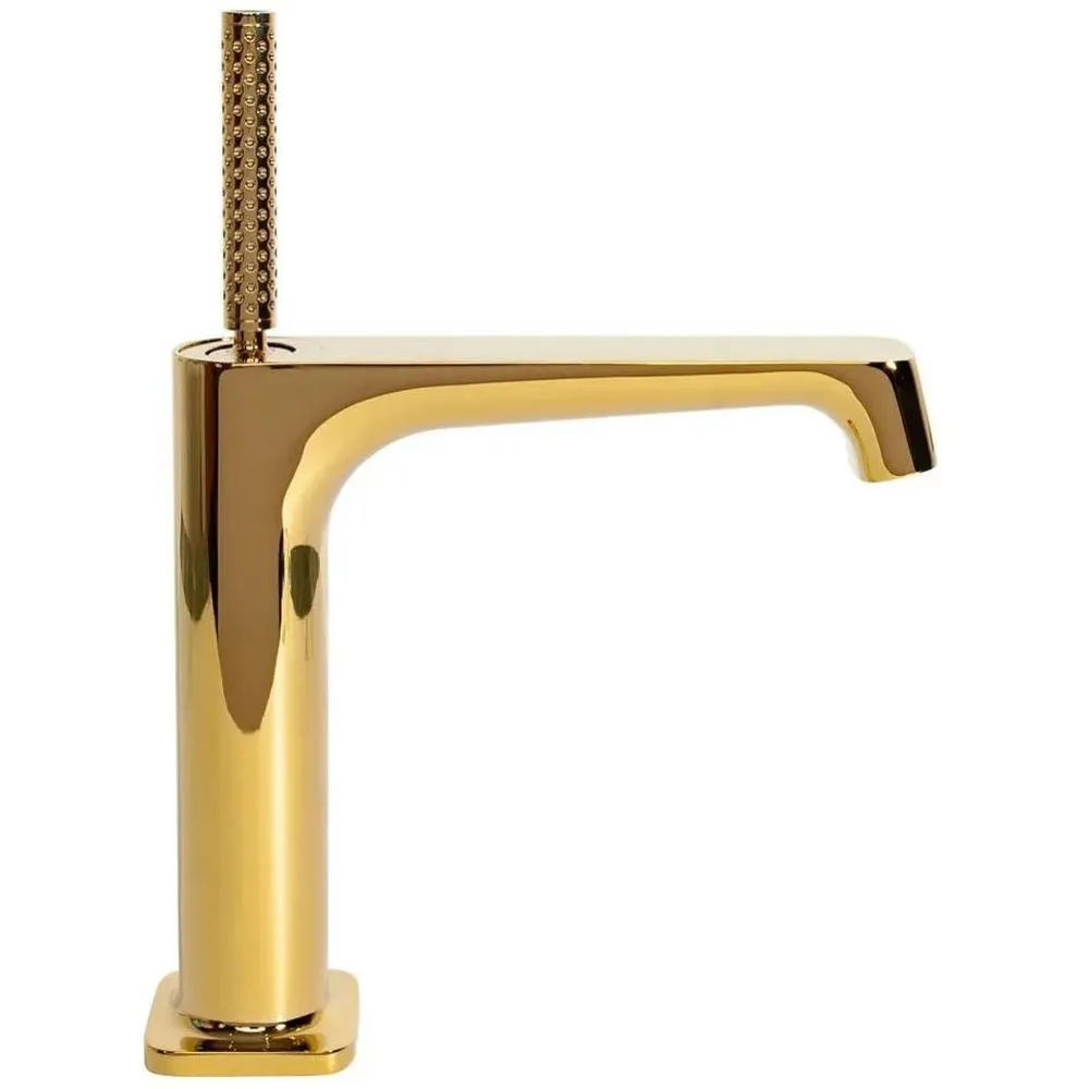 Смеситель для раковины Hansberge H1090GO, золото