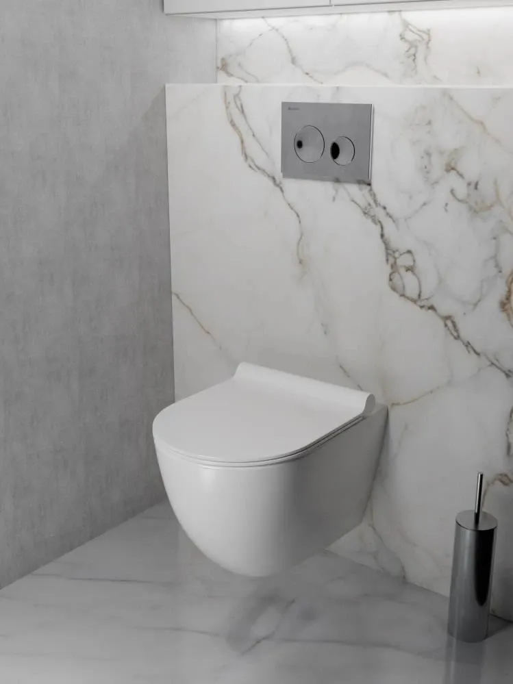 Унитаз подвесной торнадо Knotlor WC49WG, белый