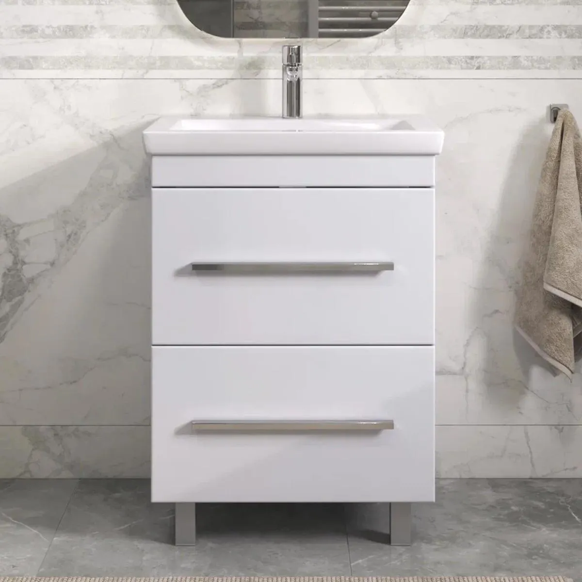 Тумба с раковиной напольная VIGO Land 019, 60 см