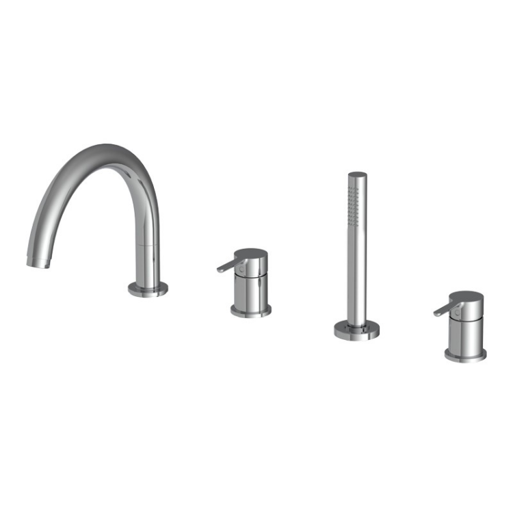 Смеситель для ванны и душа Fima Carlo Frattini Snap, хром (F3124NCR)