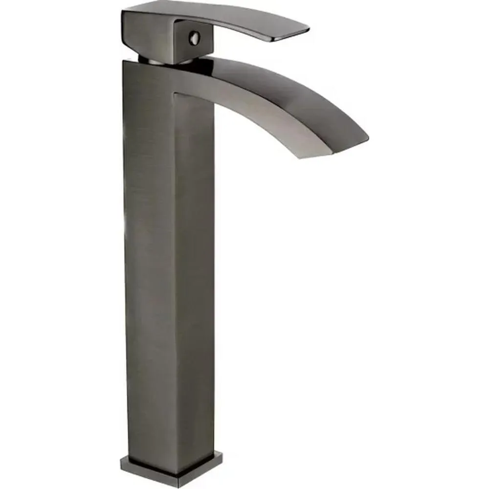 Смеситель для раковины высокий Grocenberg GB3007BG, графит