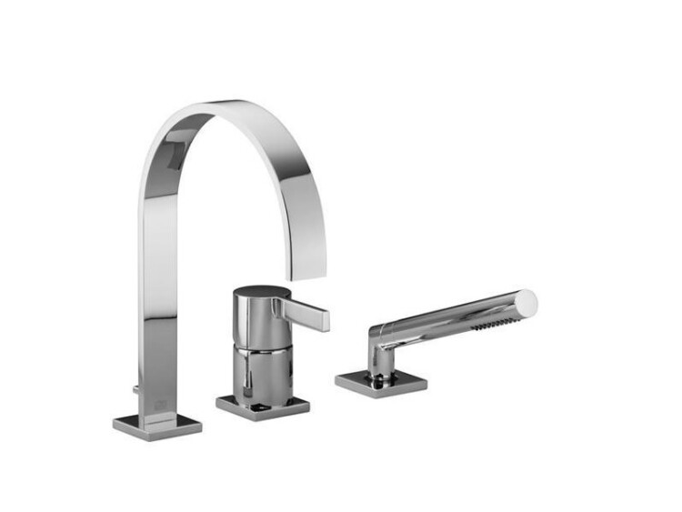 Смеситель для ванны и душа Dornbracht MEM, латунь сатинированная (27.412.782.28)