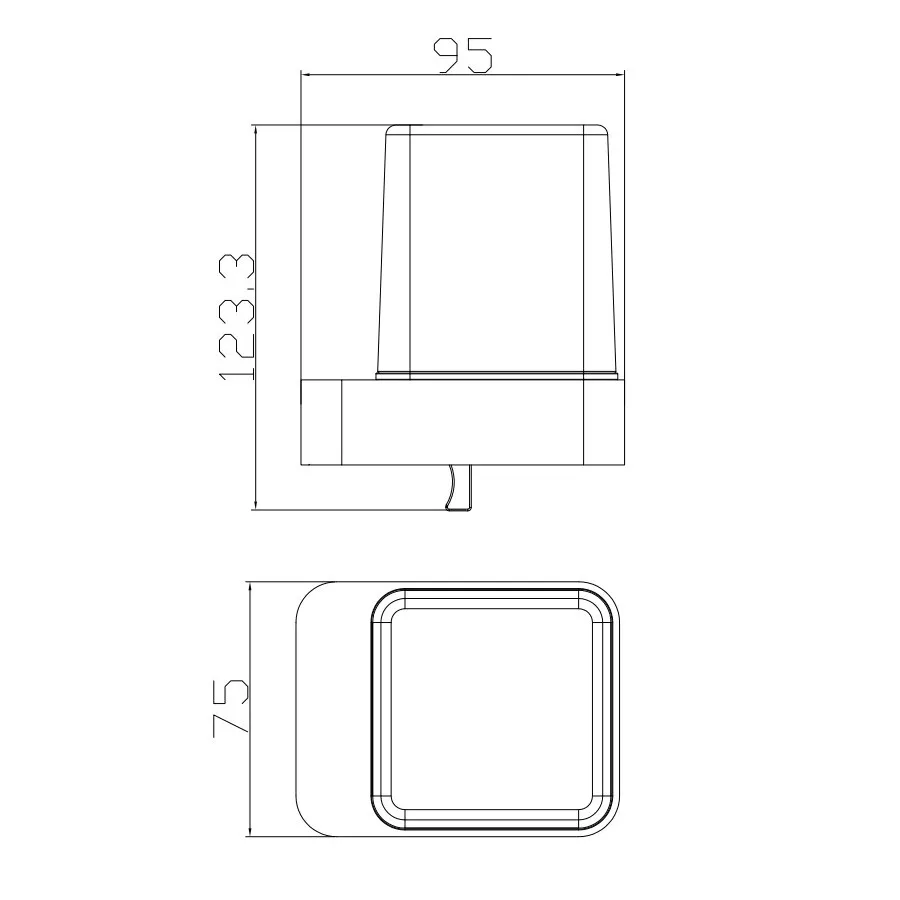 Стакан для ванной комнаты Rav Slezak NIL NLA0304, хром