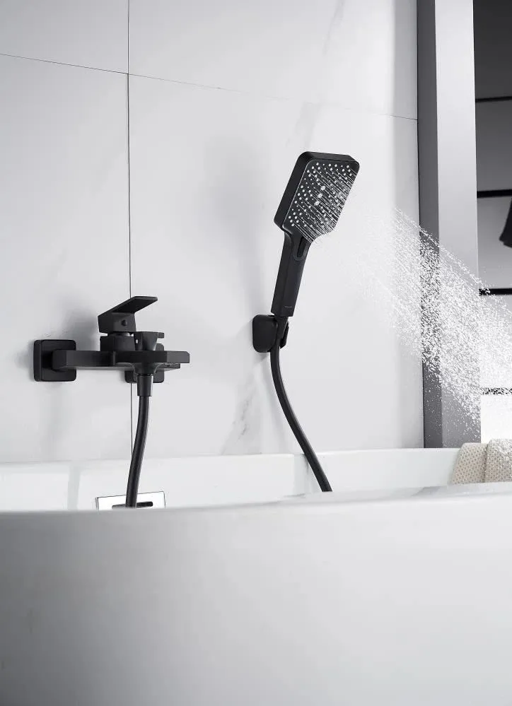 Смеситель для ванны Knotlor KN-22/BL, черный