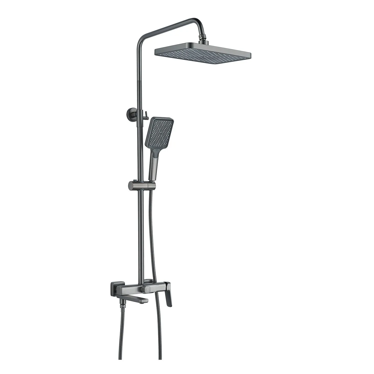Душевая система Raffine F3699T, оружейная сталь
