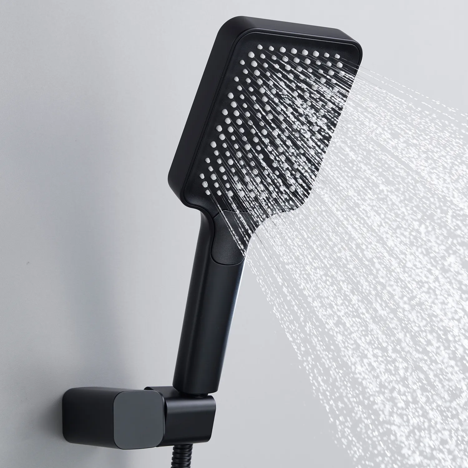 Душевая система встраиваемая Shevanik S9935H, черный