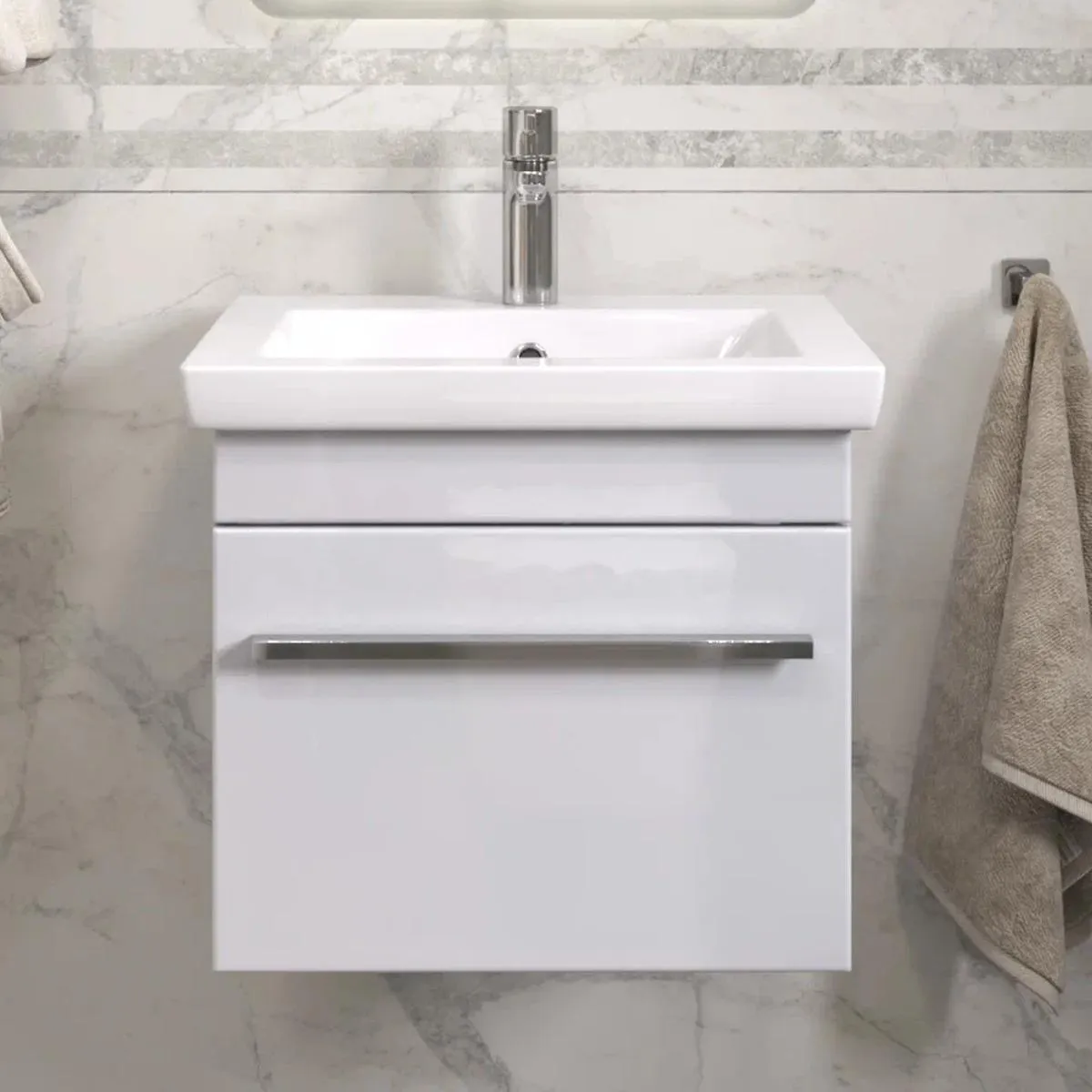 Тумба с раковиной подвесная VIGO Land 018, 50 см