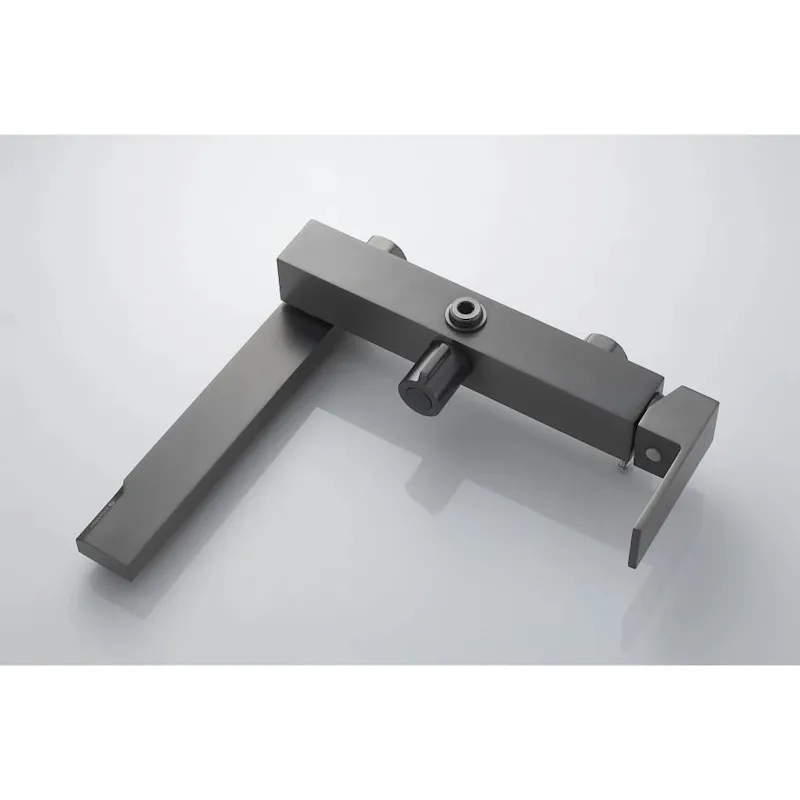 Душевая система Knotlor KN-23/GM, вороненая сталь