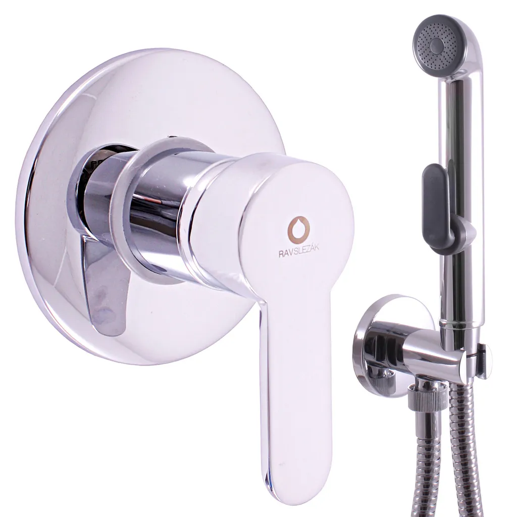 Гигиенический душ со смесителем Rav Slezak Zambezi ZA042, хром