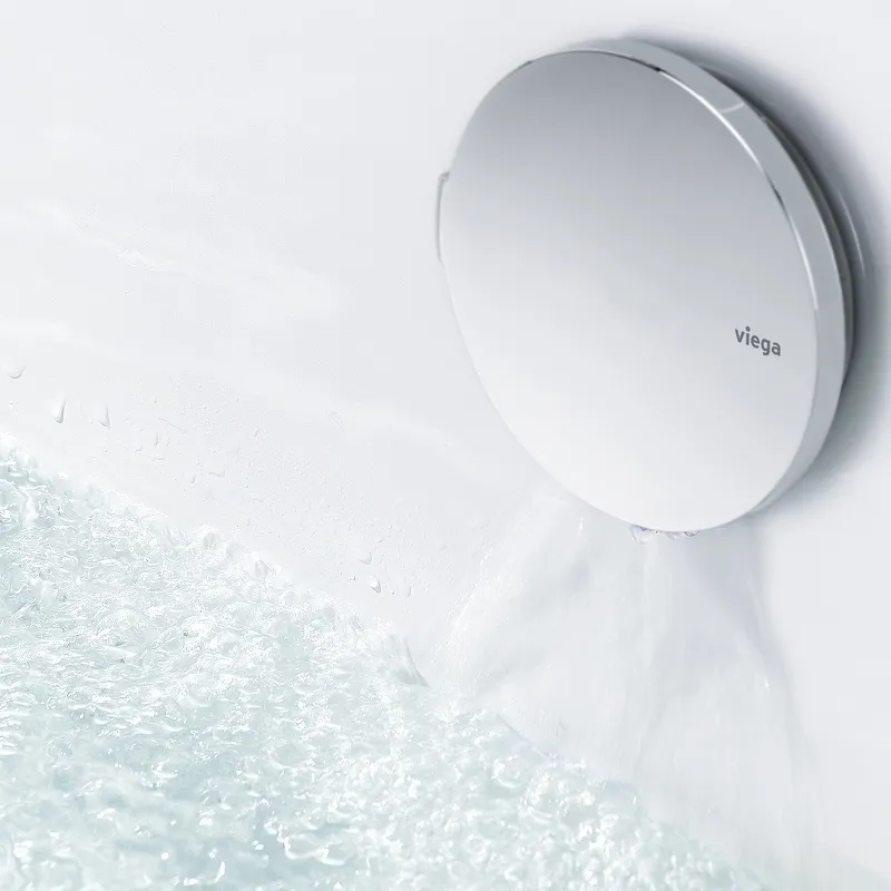 Сифон для ванны удлиненный Viega Simplex Trio 6166.42, хром (728014)