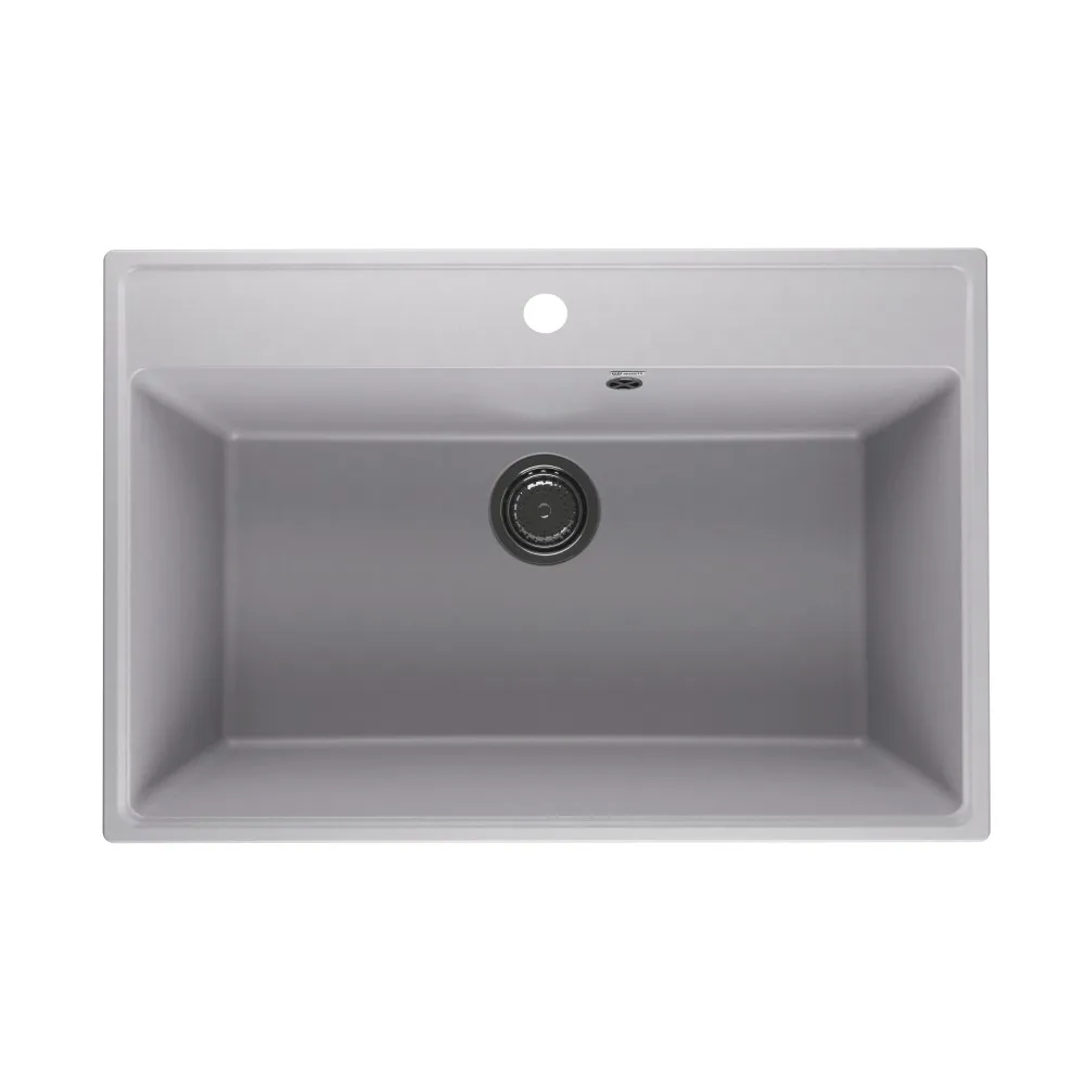 Кухонная мойка Ulgran Quartz Forte 760-04, платина