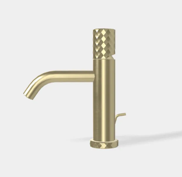 Смеситель для раковины Fima Carlo Frattini Spillo Tech, X Collection, брашированный шампань (F3031TXSXHS)