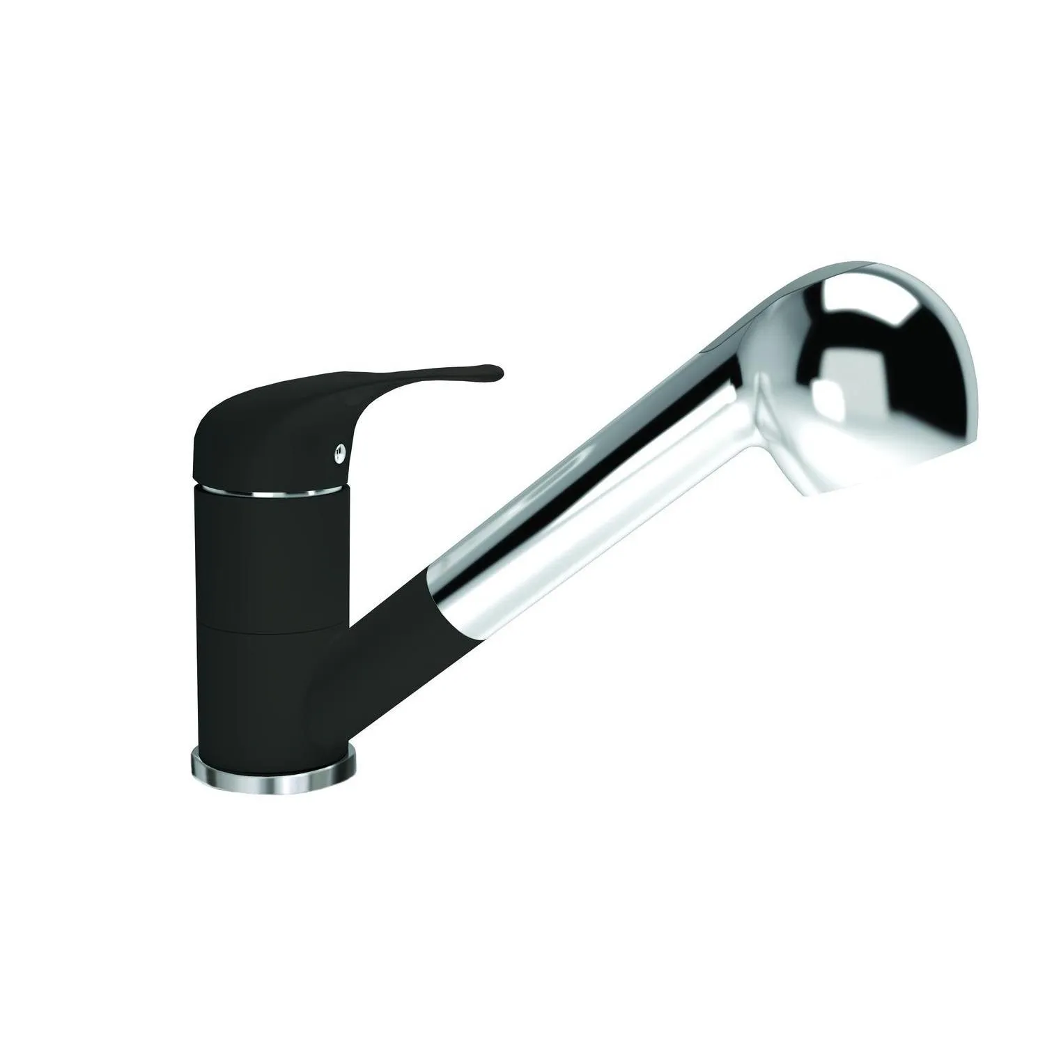 Смеситель для кухни с выдвижным изливом Florentina СИГМА 313.14L.1223.302, антрацит